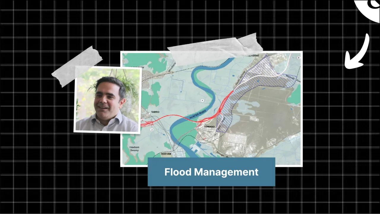 Flood management map treatment